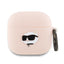 Karl Lagerfeld silikoninis dėklas AirPods 4 – rožinis -- AirPods 4