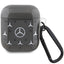 Mercedes‑Benz AirPods 1/2 dėklas – juodas, Large Star
