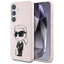 Karl Lagerfeld silikoninis MagSafe dėklas Galaxy S25 – rožinis -- Samsung Galaxy S25