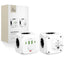 Tech-Protect PCL3x4 maitinimo ilgintuvas, 2x USB-A, 2x USB-C, 3x AC Type Schuko - baltas -- Cell phone cables