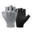 Rockbros kvėpuojančios trumpų pirštų dviračio pirštinės, Dydis: XXL - pilka -- Bicycle Gloves