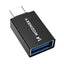 Wozinsky W10GY1S USB-C – USB-A 3.2 10Gb/s adapteris – juodas