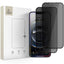 Tech-Protect Anti Spy Glass iPhone 16e/14/13 Pro/13 – juodas, 2 vnt. -- iPhone 16e / iPhone 14 / iPhone 13 Pro / iPhone 13