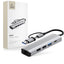 Tech-Protect HB03 HUB adapteris 5in1 USB-C + USB2.0 + USB3.0 + RJ45 - pilkas -- USB Adapters