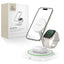 Tech-Protect QI15W-A46 3in1 magnetinis MagSafe indukcinis įkroviklis - baltas -- Cell phone chargers