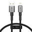 Tech-Protect Ultraboost DNA USB-A / Lightning laidas 12W/2.4A 25 cm - pilkas -- Cell phone cables
