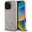 Guess MagSafe dėklas iPhone 16 Pro – rožinis