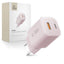 Tech-Protect NCM33W 2 jungčių PD33W/QC3.0 sieninis įkroviklis - rožinis -- Cell phone chargers