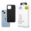 3mk Hardy Apple Silky Leather MagCase, skirtas Apple iPhone 14 - juodas