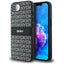 DKNY Mono Stripe dėklas iPhone 16e – juodas
