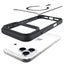 3mk Satin Armor MagCase, skirtas iPhone 17 Pro Max – permatomas juodas