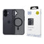 3mk smoke magcase skirtas iPhone 17 - Black Semi-Transparent