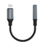 Wozinsky WALJ-01 Lightning adapteris - 3,5 mm mini lizdas - juodas