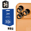 3mk Lens Protection Pro grūdintas stiklas, skirtas iPhone 17 Pro / 17 Pro Max – oranžinis