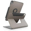 Uniq Rovus Snapmount Magnetic 360 besisukantis nuimamas dėklas, skirtas iPad 11" 2025 / iPad 10.9" 2022 (10 gen.) – pilkas