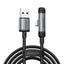 Joyroom Laidas S-A56 EnjoyX Series 90° USB-A - USB-C 3A 1.2m juodas