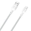 Dudao Laidas L9T 5A USB-A - USB-C 1m - baltas -- Cell phone cables