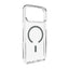 Puro Lite Mag TPU+PC dėklas, suderinamas su MagSafe, skirtas iPhone 17 Pro - Transparent with Gray Ring