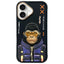 Nimmy Cool&Cute 2.0 Monkey dėklas iPhone 16 – juodas