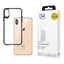 3mk Satin Armor Case+, skirtas iPhone Xs Max – permatomas juodas -- Cell phone cases and covers
