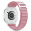 Tech-Protect nailono juostelinis dirželis, skirtas Samsung Galaxy Watch 40/44/46 mm – rožinis -- Samsung Galaxy Watch 40