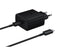 Samsung EP-TA845EWE 45W sieninis įkroviklis su USB-C laidu Samsung EP-DW767JWE 45W 1.8m (OOB Bulk - pakaitinė pakuotė) - juodas