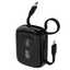 Dudao K32 išorinė baterija 22.5W 10000 mAh su integruotu USB-C/Lightning laidu - juoda -- Powerbanks