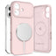 Tech-Protect silikoninis MagSafe dėklas iPhone 17 – rožinis -- iPhone 17