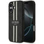 Guess 4G Printed Stripes MagSafe dėklas iPhone 17 – juodas