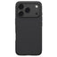 Nillkin Super Frosted Shield Pro magnetinis dėklas suderinamas su MagSafe iPhone 17 Pro - Juodas -- iPhone 17 Pro