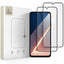 Tech-Protect Glass Fit+ stiklas Poco M7 – juodas (2 vnt.) -- Xiaomi Poco M7