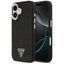 Guess Blizgantis trikampis logotipas MagSafe Dėklas, skirtas iPhone 17 - Black
