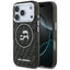 Karl Lagerfeld IML Glitter Karl&Choupette Heads Logo MagSafe dėtis iPhone 17 Pro - juoda -- iPhone 17 Pro