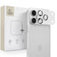 Kameros apsauginis stiklas Tech-Protect Camfull Fit+ iPhone 18 Pro Max, sidabrinis -- iPhone 18 Pro Max