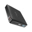 SBS HD 10W 5000mAh USB-C išorinė baterija su LCD ekranu - juoda