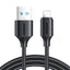 Joyroom Laidas S-A9 3A USB-A - Lightning 1m juodas