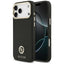 Guess Grained Strass Logo MagSafe dėklas, skirtas iPhone 17 Pro Max - juodas