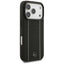 Mercedes Leather Star Pattern Stripes MagSafe dėklas iPhone 17 Pro - juodas -- iPhone 17 Pro