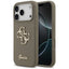 Guess silikoninis dėklas iPhone 17 Pro – rudas