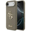Guess Silicone Big 4G Script dėklas iPhone Air - Brown
