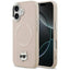 Karl Lagerfeld Choupette Pin MagSafe dėklas iPhone 17 - Pink