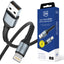 3mk Hyper Laidas N-SERIES USB-A / Lightning 1m 5V/2.4A 12W / juodas