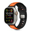 Tech-Protect IconBand Line dirželis, skirtas Apple Watch 44 / 45 / 46 / 49 mm - juoda ir oranžinė -- Apple Watch 44