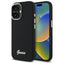 Guess silikoninis dėklas iPhone 16 Plus – juodas