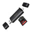 Ugreen 2in1 USB-C / USB-A SD 4.0 UHS-II kortelių skaitytuvas - Juodas -- Memory Card Readers