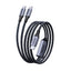 Ugreen 2in1 USB-C Kabelis - 2xUSB-C PD 140W 2m - Juodas -- Cell phone cables