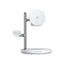 Joyroom stalinis įkroviklis JR-W23 4-in-1 Qi2 su integruota indukcine naktine lempute, baltas