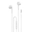 Dudao X3 į ausis įdedamos ausinės, laidinės, 3,5 mm mini lizdas – baltos spalvos