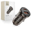 Tech-Protect automobilinis įkroviklis CC01 30W 2 jungčių USB-A / USB-C - juodas -- Cell phone chargers