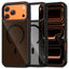 Tech-Protect MagHybrid MagSafe dėklas iPhone 17 Pro Max – juodas/raudonas -- iPhone 17 Pro Max